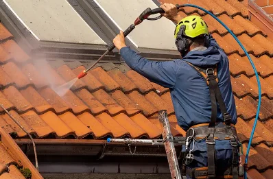 Démoussage et hydrofuge de toiture à Mellionnec